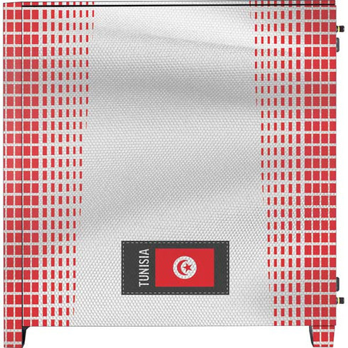 Tunisia Soccer Flag Corsair 4000D Tempered Glass Mid-Tower ATX Case Skin
